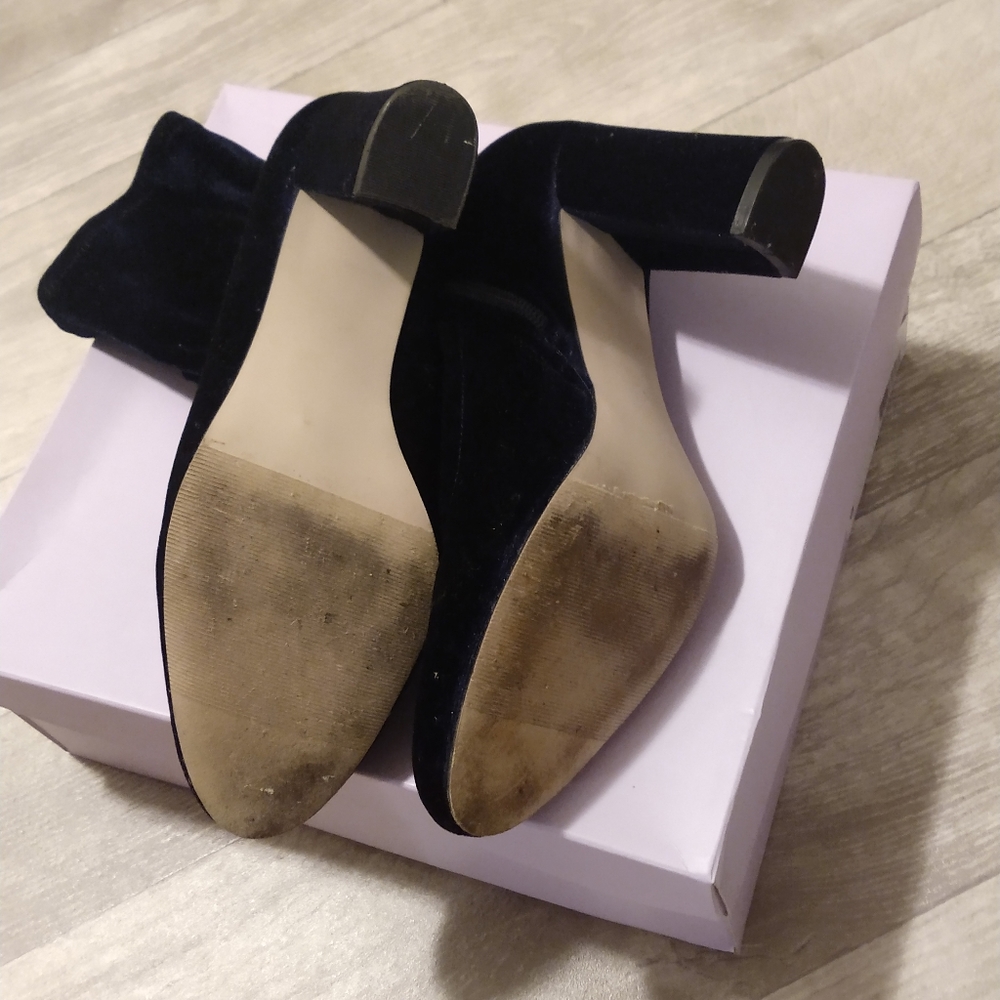 Madden Girl navy velvet booties - Picture 8 of 9
